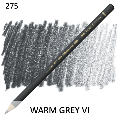 Faber Castell Polychromo Pencil - Warm Grey VI