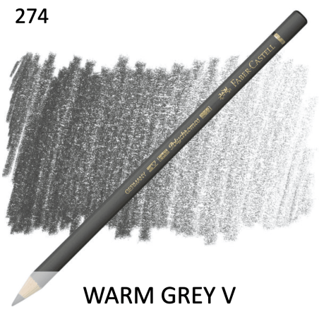 Faber Castell Polychromo Pencil - Warm Grey V