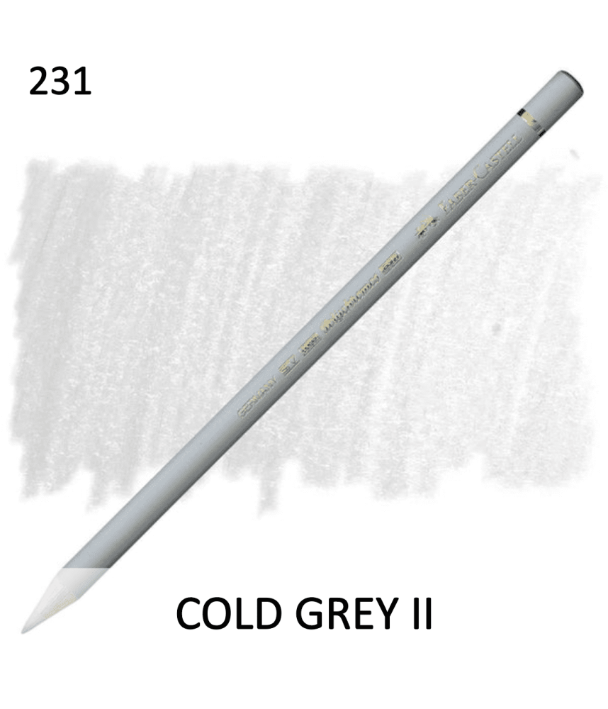 Faber Castell Polychromo Pencil - Cold Grey II