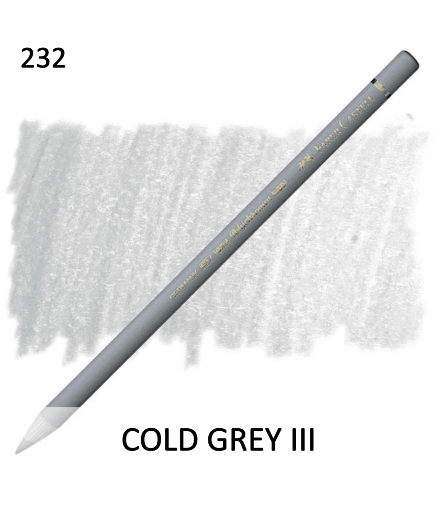 Faber Castell Polychromo Pencil - Cold Grey III