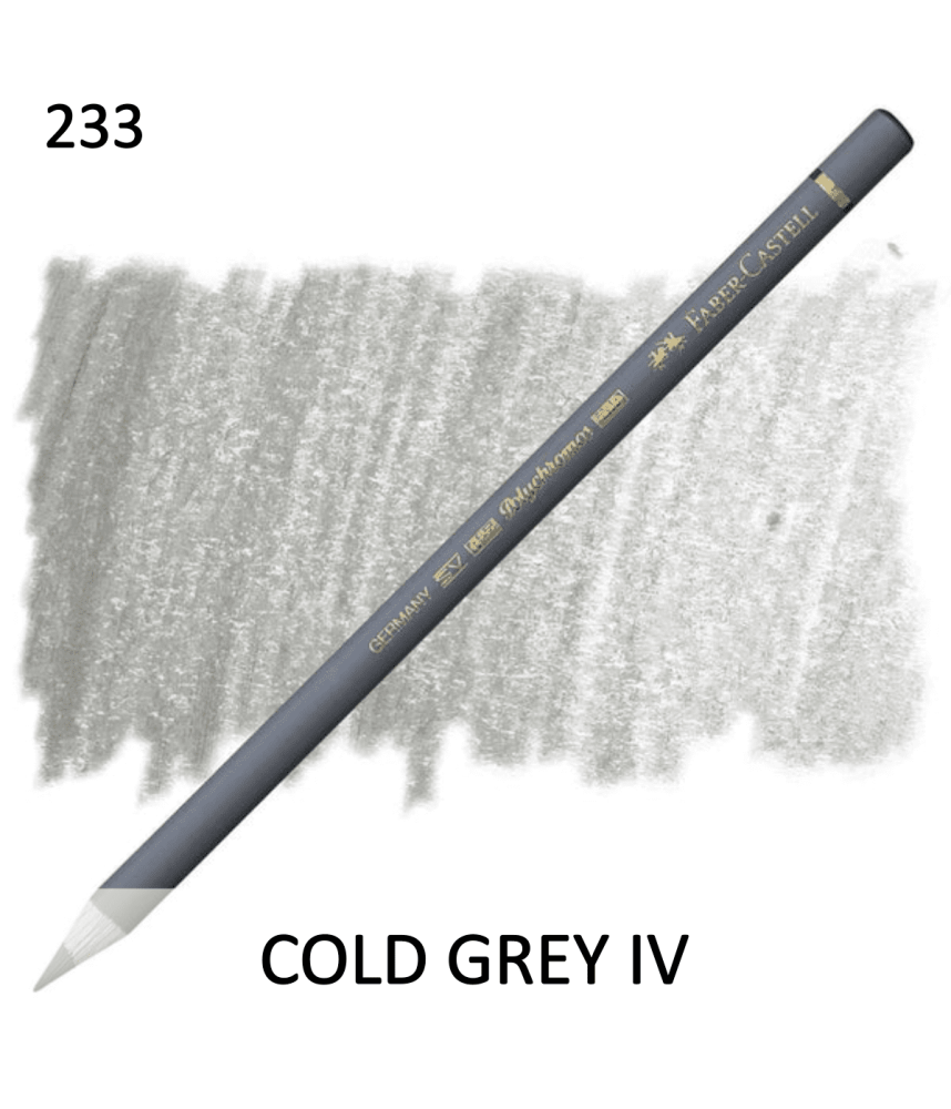 Faber Castell Polychromo Pencil - Cold Grey IV