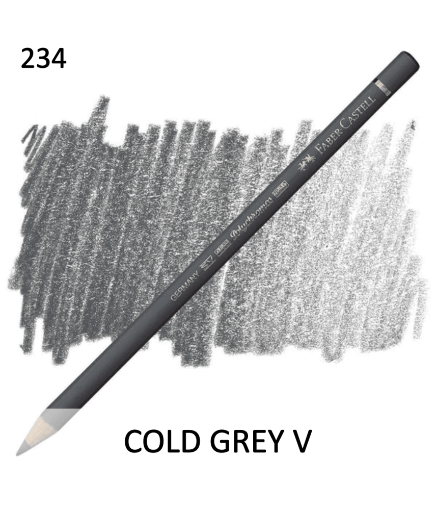 Faber Castell Polychromo Pencil - Cold Grey V