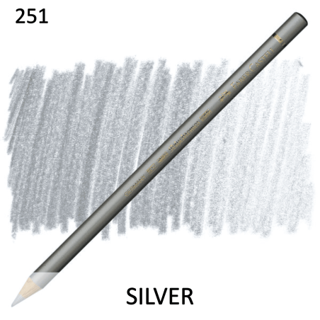 Faber Castell Polychromo Pencil - Silver