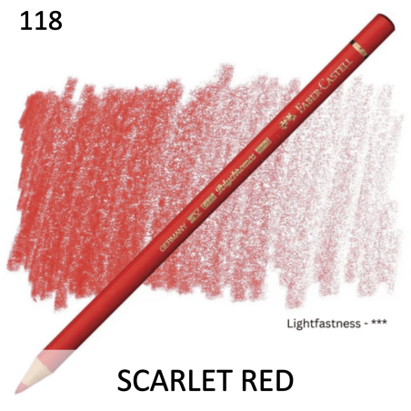 Faber Castell Polychromo Pencil - Scarlet Red