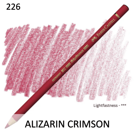 Faber Castell Polychromo Pencil - Alizarin  Crimson