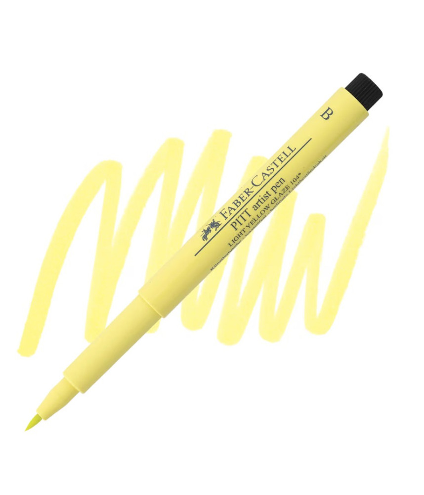 Faber Castell Pitt Artist Brush Tip Pen - Light Yellow Glaze