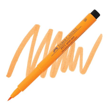 Faber Castell Pitt Artist Brush Tip Pen - Orange Glaze