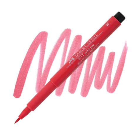 Faber Castell Pitt Artist Brush Tip Pen - Deep Scarlet