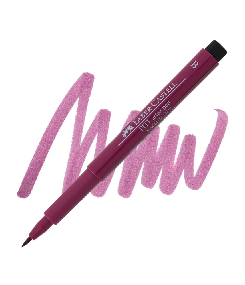 Faber Castell Pitt Artist Brush Tip Pen - Magenta