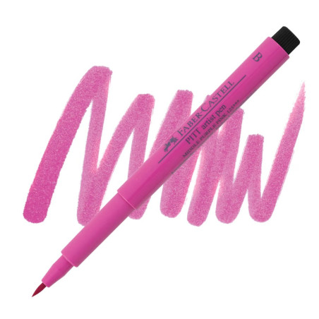 Faber Castell Pitt Artist Brush Tip Pen - Middle Purple Pink
