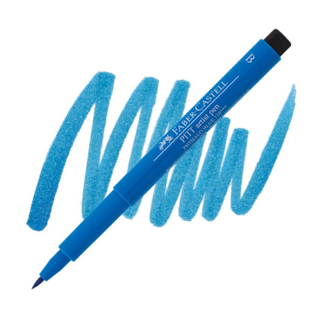 Faber Castell Pitt Artsit Brush Tip Pen - Phthalo Blue