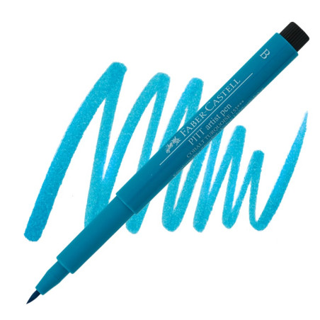 Faber Castell Pitt Artist Brush Tip Pen - Cobalt Turquoise