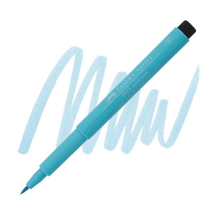 Faber Castell Pitt Artist Brush Tip Pen - Light Cobalt Turquoise