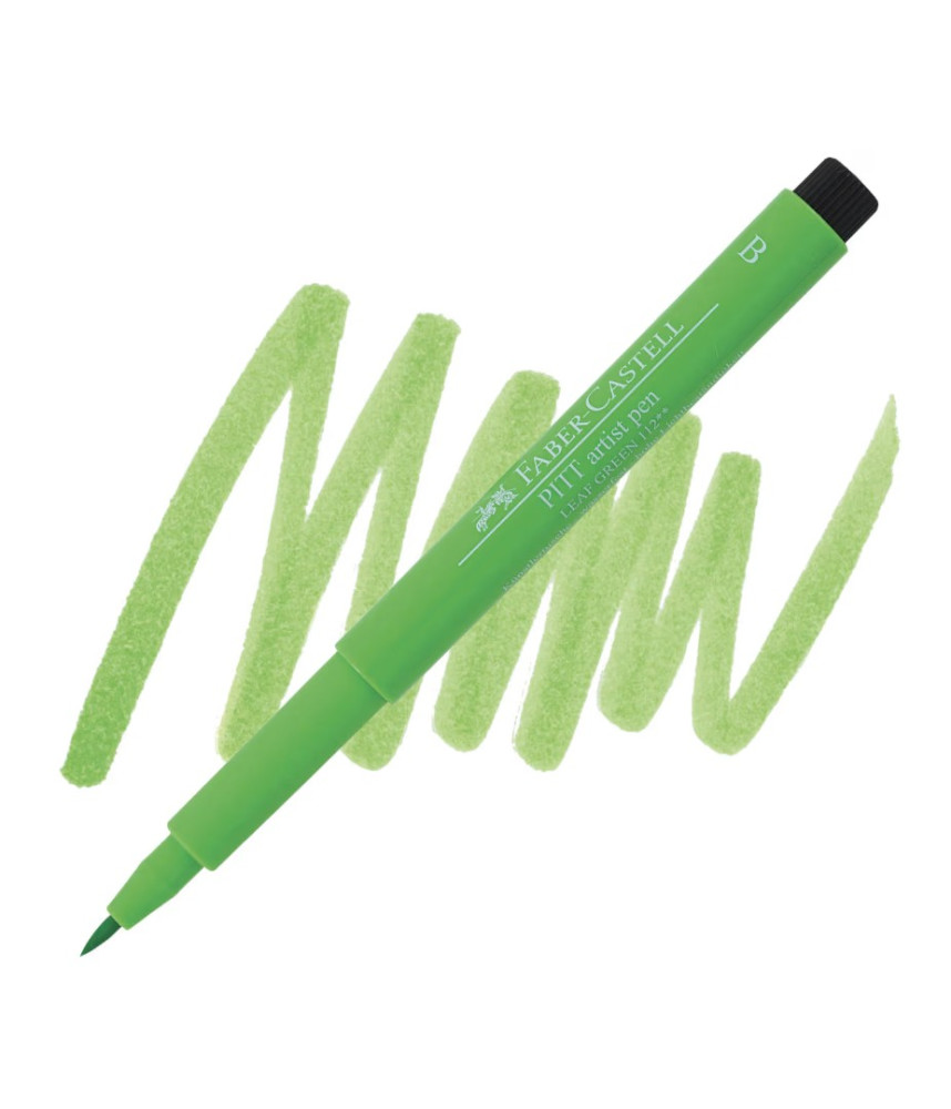 Faber Cadtell Pitt Artist Brush Tip Pen - Leaf Green