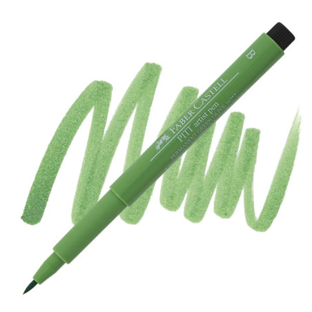 Faber Castell Pitt Artist Brush Tip Pen - Permanent Green Olive