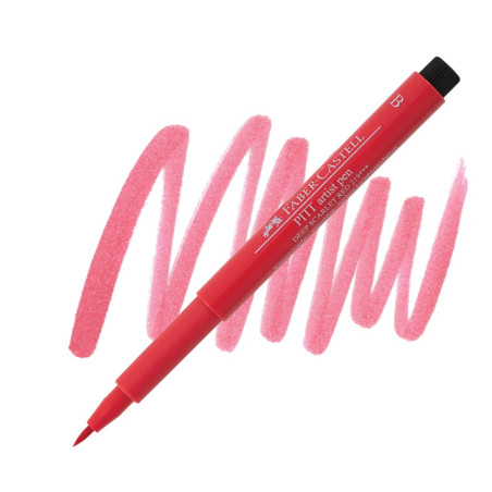 Faber Castell Pitt Artist Brush Tip Pen - Deep Scarlet Red
