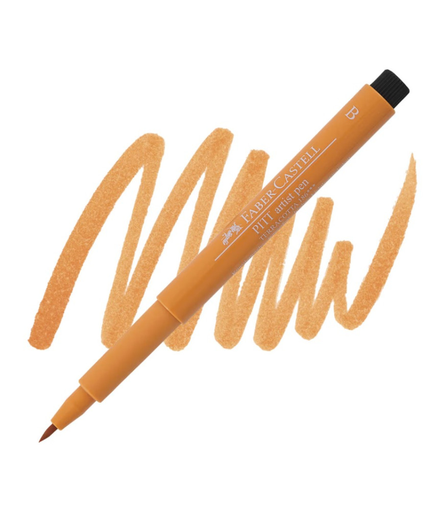 Faber Castell Pitt Brush Tip Pen - Terracotta