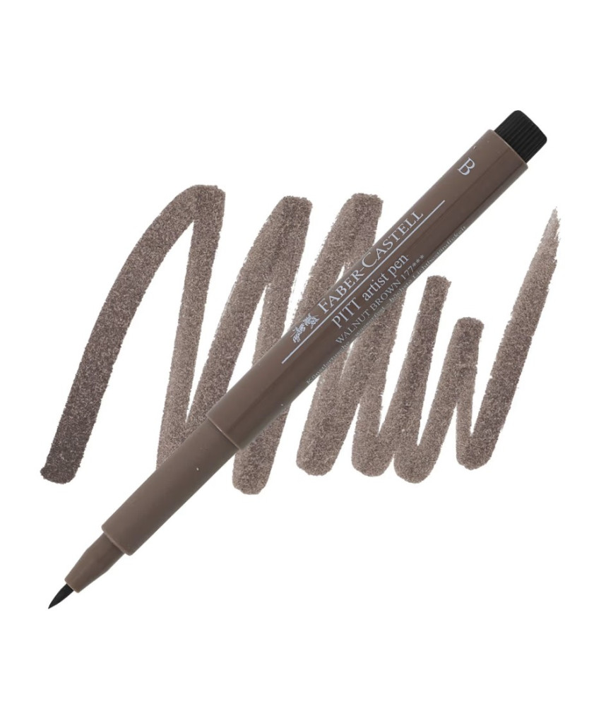 Faber Castell Pitt Artist Brush Tip Pen - Walnut Brown