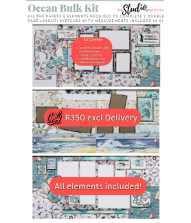 Scrapbook Studio Ocean Tale Layouts/ Kits