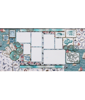 Scrapbook Studio Ocean Tale Layouts/ Kits