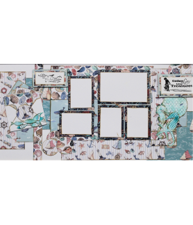 Scrapbook Studio Ocean Tale Layouts/ Kits