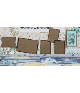 Scrapbook Studio Ocean Tale Layouts/ Kits