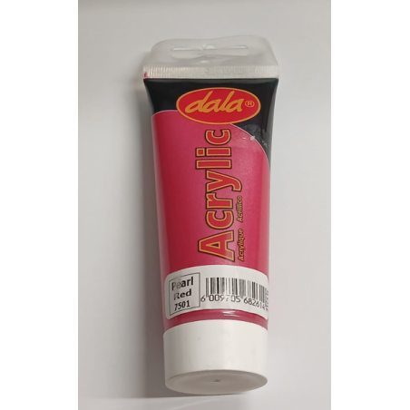 Dala Acrylic 75ml 7501 Pearlescent Red