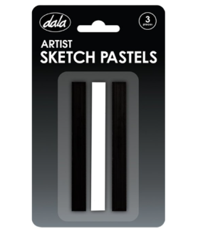 Artist Sketch Pastels - Black & White