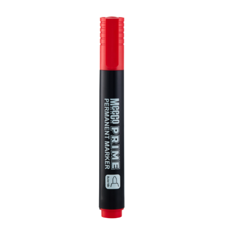 PRIME PERMANENT MARKERS RED