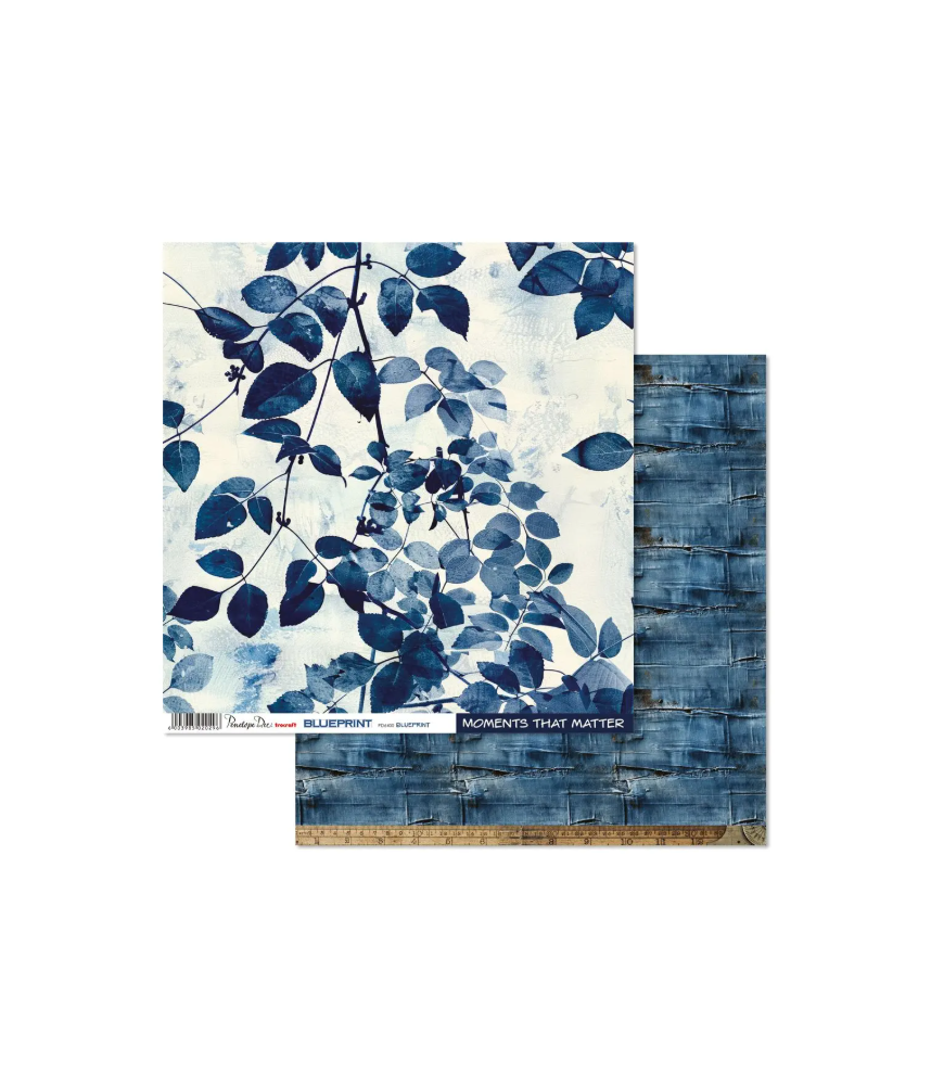 Penelope Dee Blueprint 12 X 12 Paper - Blueprint