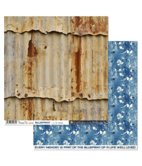 Penlope Dee 12 x 12 Blueprint Paper - By Design