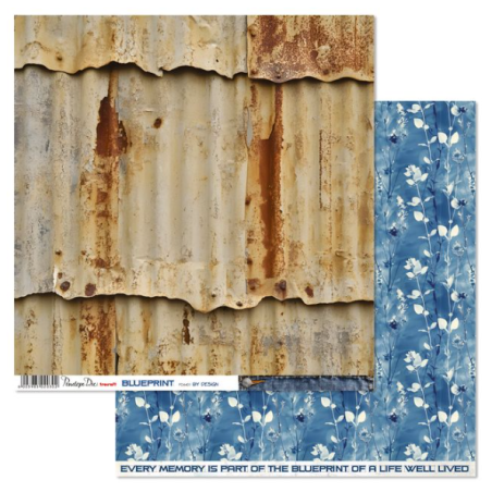 Penlope Dee 12 x 12 Blueprint Paper - By Design