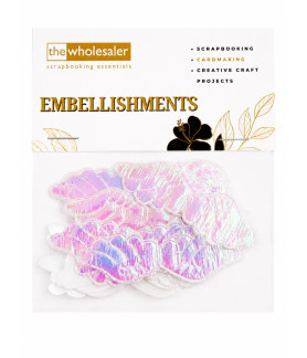 Embellishments Angel Wing 7.8x2.3 cm 20 Pcs