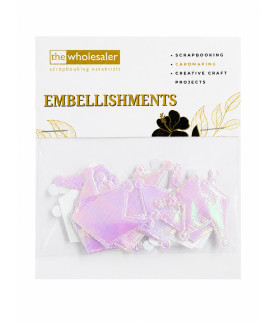 Embellishments Crown 4.5x3.2 cm 20 Pcs