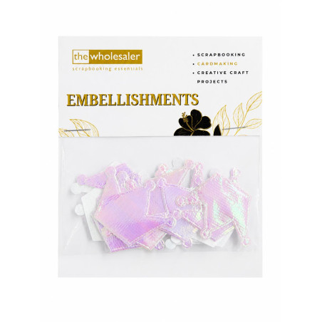 Embellishments Crown 4.5x3.2 cm 20 Pcs
