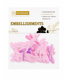 Embellishments Dragonfly 4.2x2.6 cm 20 Pcs