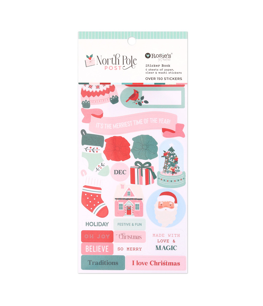 Rosies Studio North Pole Post Sticker Book