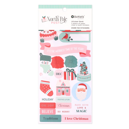Rosies Studio North Pole Post Sticker Book