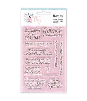 Rosies Studio You make my day Clear Stamp