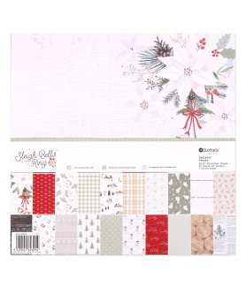 Rosies Studio Sleigh Bells Ring 12x12'' Designer Paper Pack 20 Sheets