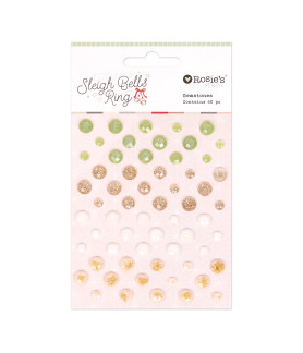 Rosies Studio Sleigh Bells Ring Gemstones 60 Pieces