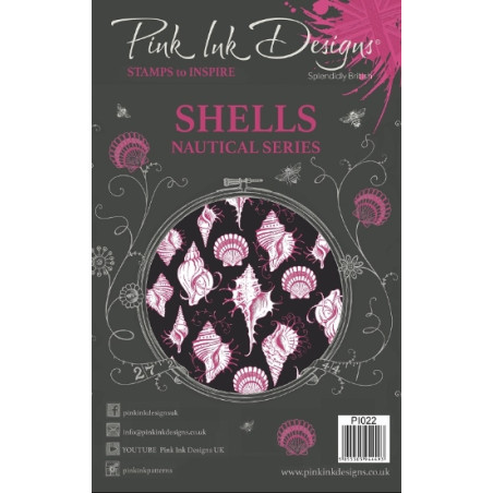 Pink Ink Designs - Clear Stamp - Shells Nautical Series