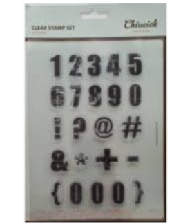 Chiswick - Clear Stamp Set Nifty Digits