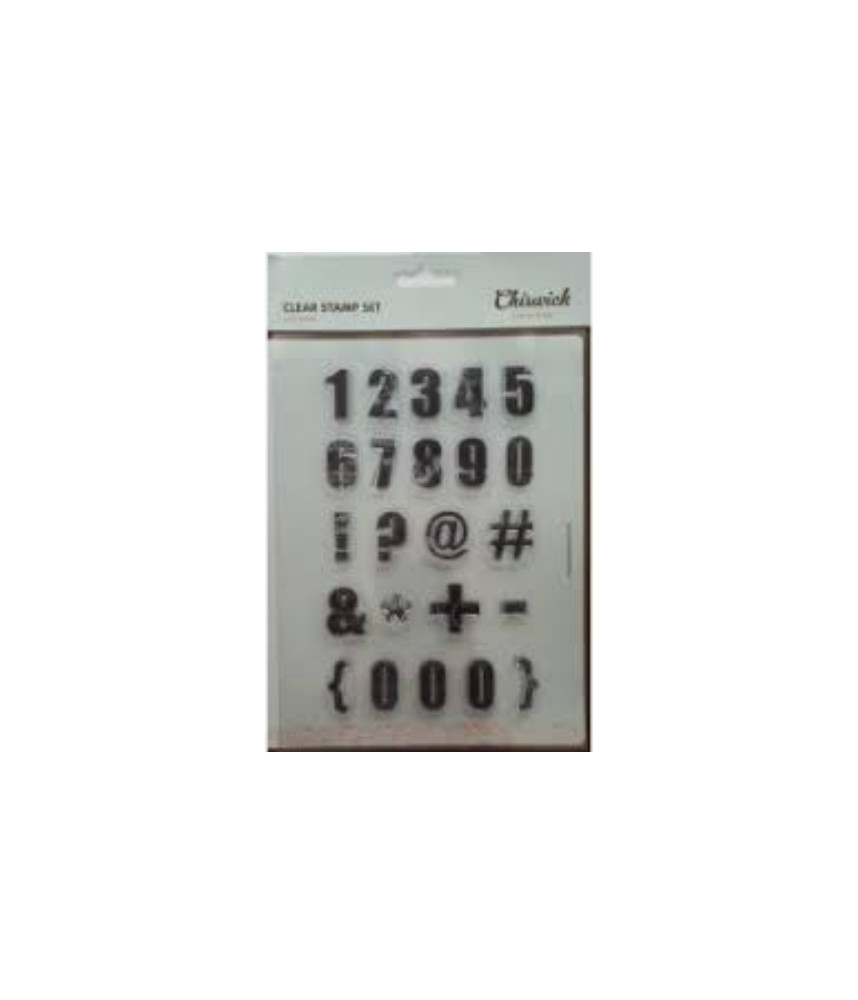 Chiswick - Clear Stamp Set Nifty Digits
