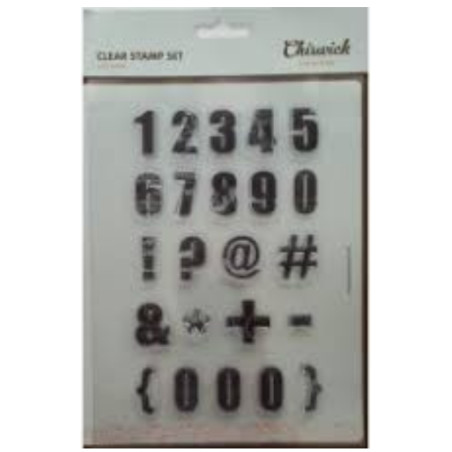 Chiswick - Clear Stamp Set Nifty Digits