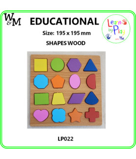 W&M Educational SHAPES Wood 195 mm