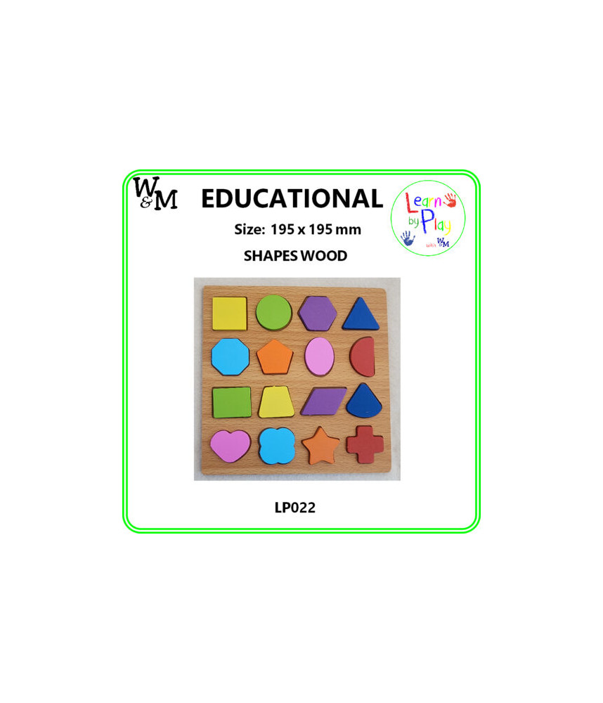 W&M Educational SHAPES Wood 195 mm