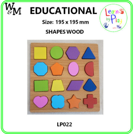 W&M Educational SHAPES Wood 195 mm