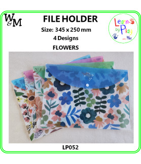W&M File Holder FLOWERS x 4 Designs