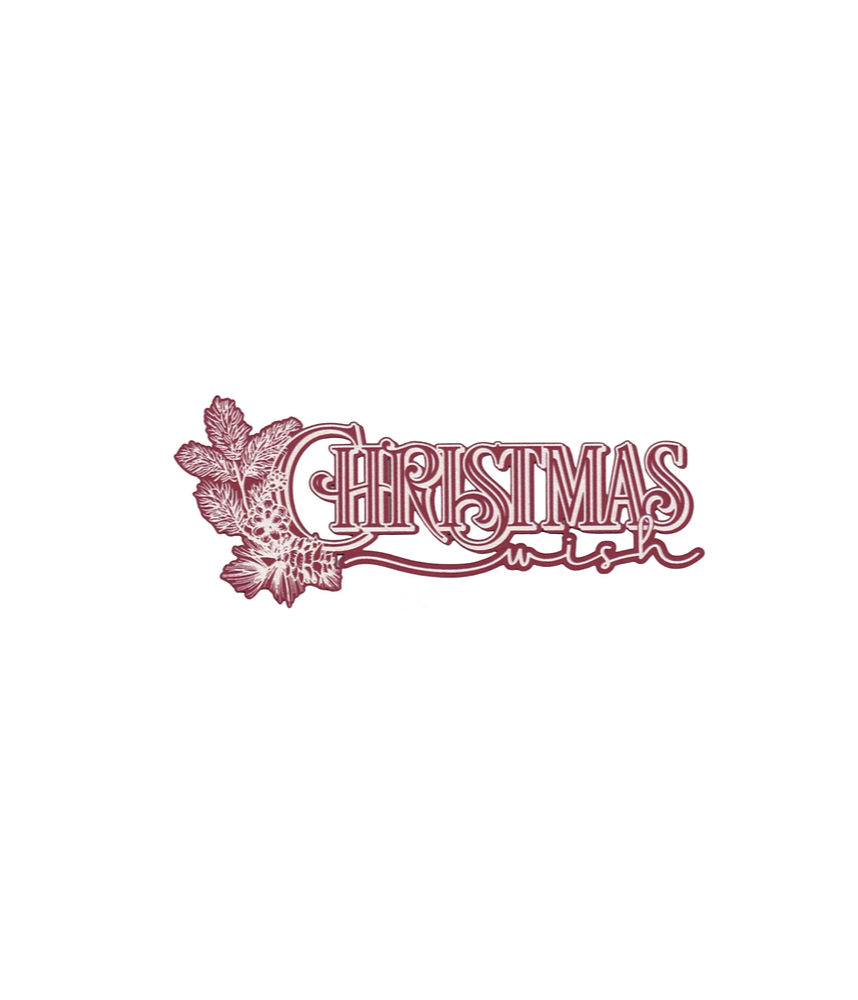 Scrap Collections A Christmas Wish Chipboard Titel - Christmas Wish